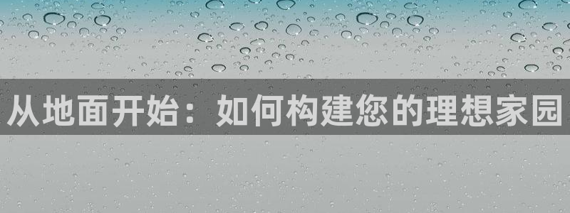 威九国际ppt免费下载：从地面开始：如何构建您的理想家园