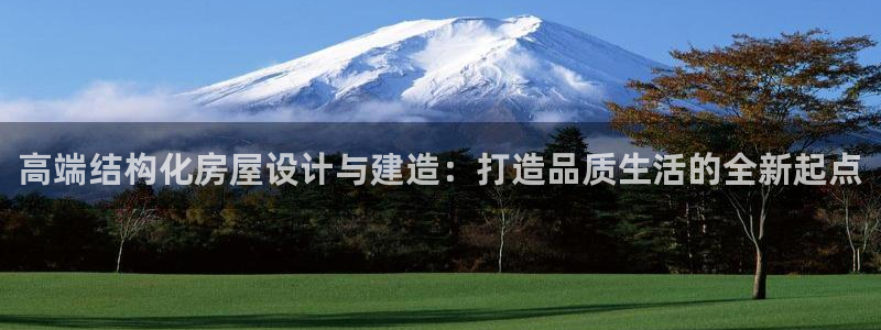威九国际新人白发：高端结构化房屋设计与建造：打造品质生活的全新起点
