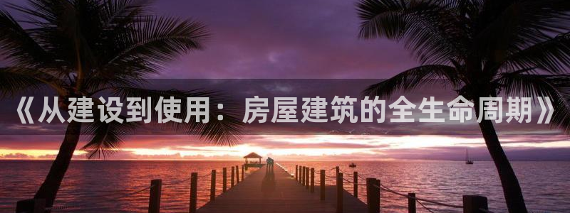 威九国际坑人的嘛：《从建设到使用：房屋建筑的全生命周期》