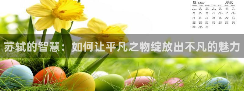 威九国际清砖码：苏轼的智慧：如何让平凡之物绽放出不凡的魅力