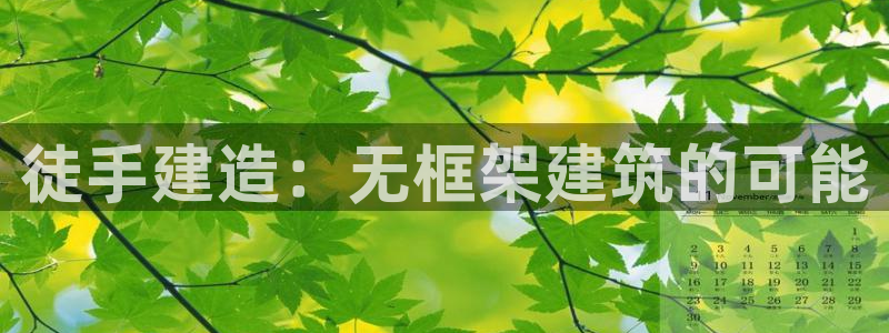 威九国际66m66成长模式免费：徒手建造：无框架建筑的可能