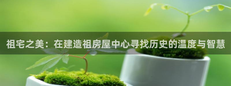 威九国际女神：祖宅之美：在建造祖房屋中心寻找历史的温度与智慧