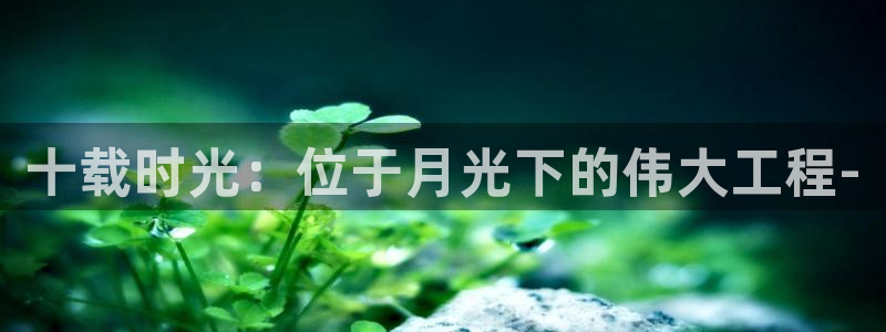 威九国际热舞：十载时光：位于月光下的伟大工程-