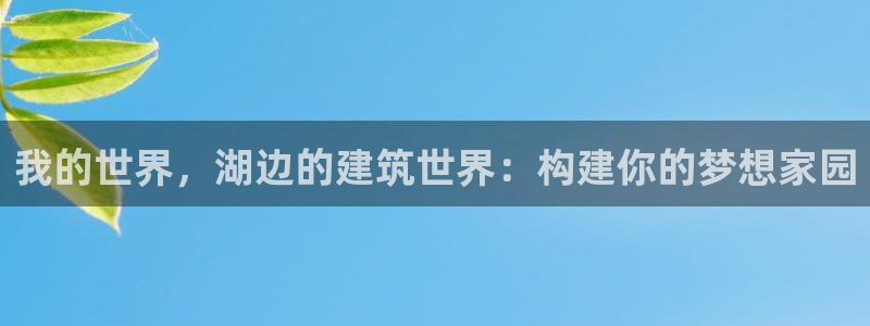 威九国际合作伙伴有哪些：我的世界，湖边的建筑世界：构建你的梦想家园