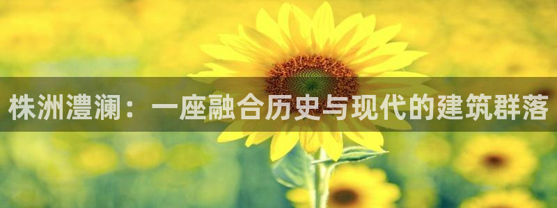 威九国际电视怎么样：株洲澧澜：一座融合历史与现代的建筑群落