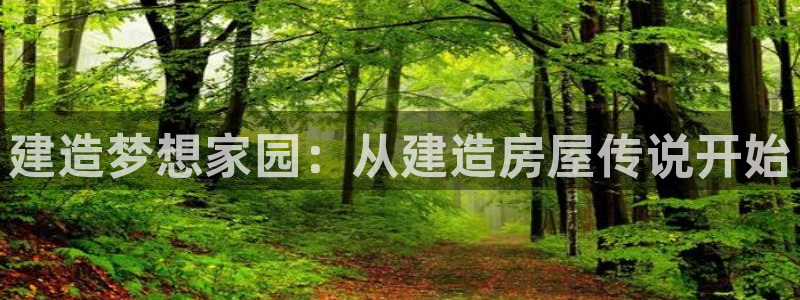 威九国际app网站官网：建造梦想家园：从建造房屋传说开始