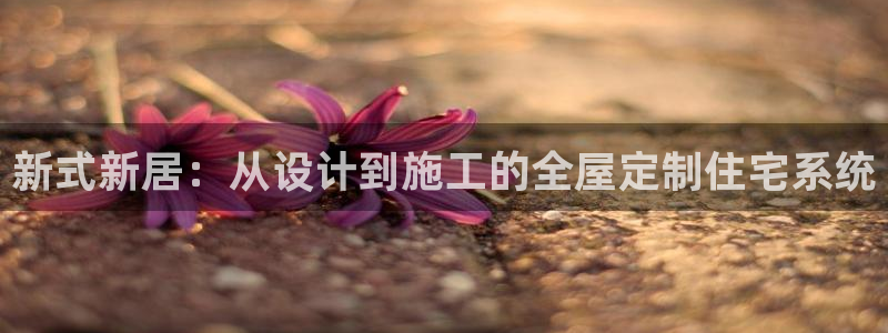 威九国际v96242cc官网版：新式新居：从设计到施工的全屋定制住宅系统