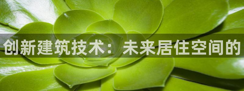 威九国际ft：创新建筑技术：未来居住空间的