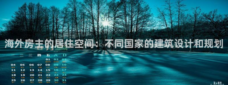 威九国际哪国的：海外房主的居住空间：不同国家的建筑设计和规划